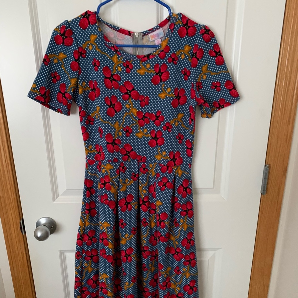 Lularoe S floral Amelia